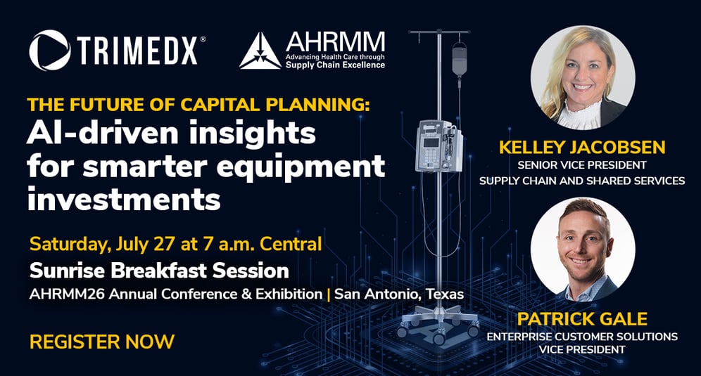 AHRMM26 educational session with TRIMEDX.