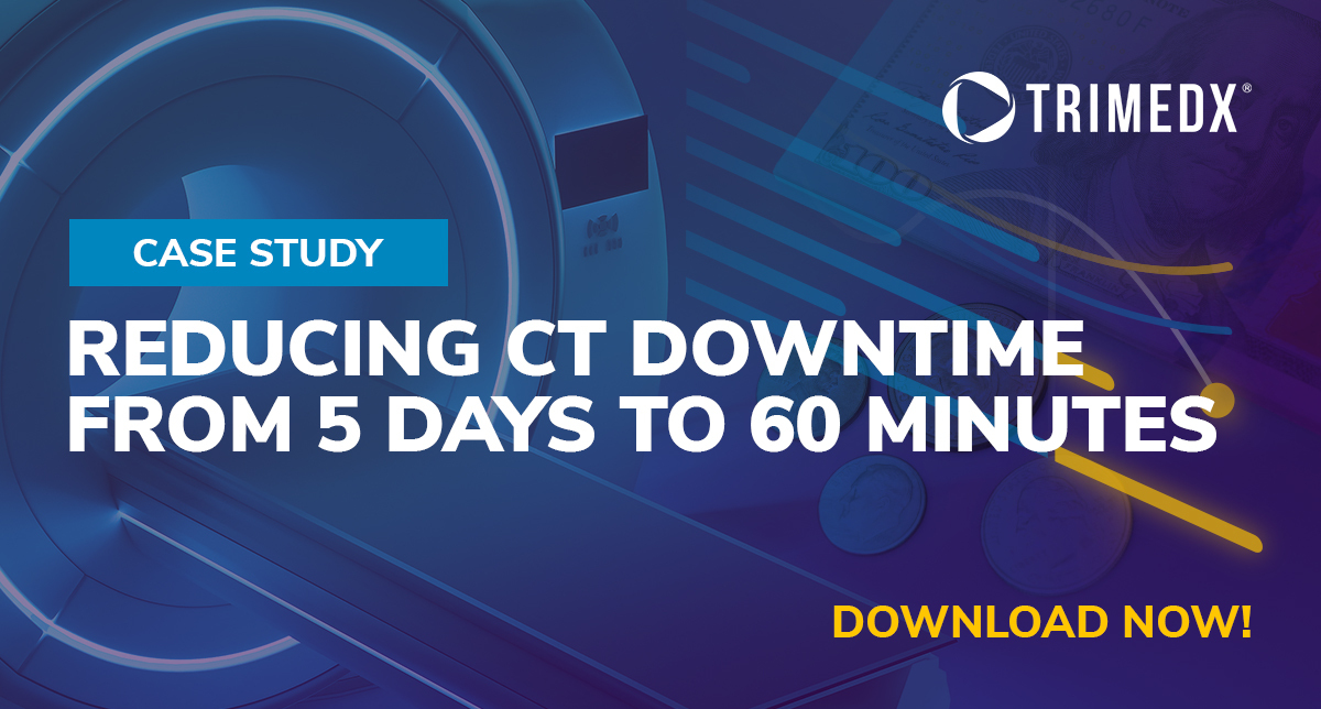 TRIMEDX Case Study: Reducing CT downtime from 5 days to 60 minutes